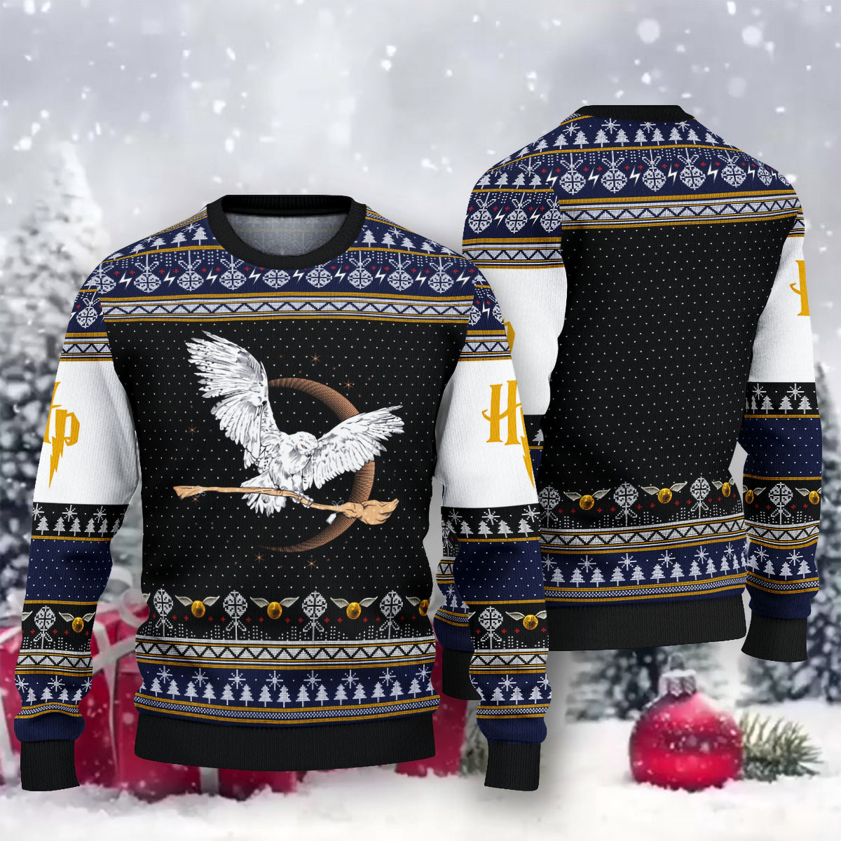 Owl Xmas Merry Ugly Christmas Sweater