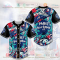 HOT Pabst Blue Ribbon Beer graphic Baseball Jersey Shirt