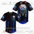 HOT Pabst Blue Ribbon skull head Baseball Jersey Shirt