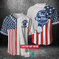 Pabst Blue Ribbon Your Name Baseball Jersey
