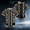 BEST Paisley Pattern Of Colored Sugar Skull Baseball Shirt