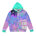 Pastel Drive Zip Up Hoodie