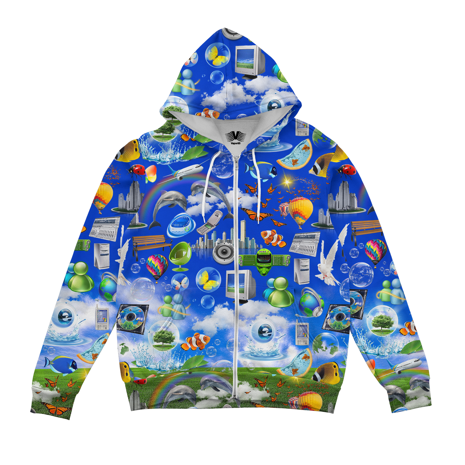 Frutiger Iconic Zip Up Hoodie