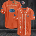 BEST Paul Masson logo orange Baseball Jersey