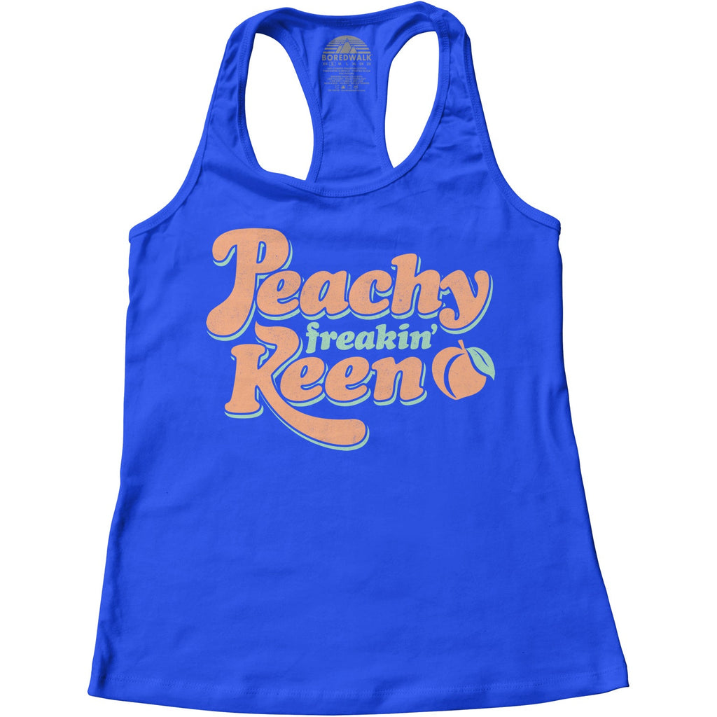 Women's Peachy Freakin' Keen Racerback Tank Top