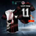 BEST Personalized 11 Walk-Off Ball N Skull Custom Baseball Shirt