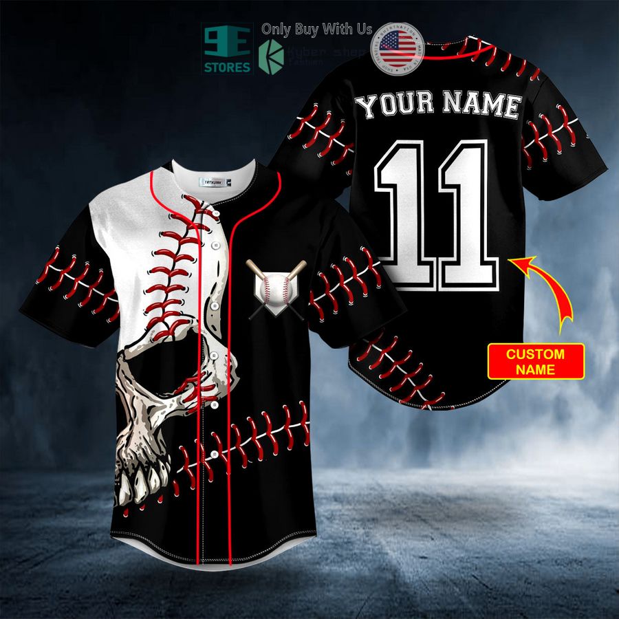 BEST Personalized 11 Walk-Off Ball N Skull Custom Baseball Shirt