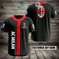 BEST AC Milan Custom Name Baseball Jersey