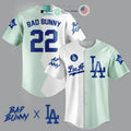 BEST Personalized Bad Bunny x MLB team Baseball Jersey