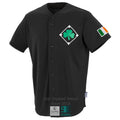 Personalized Clover US Flag Black Baseball Jersey