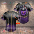 HOT Crown Royal Skeleton United States Flag Custom Name Baseball Jersey Shirt