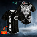 BEST Personalized Dragon Power White Tattoo Custom Baseball Jersey