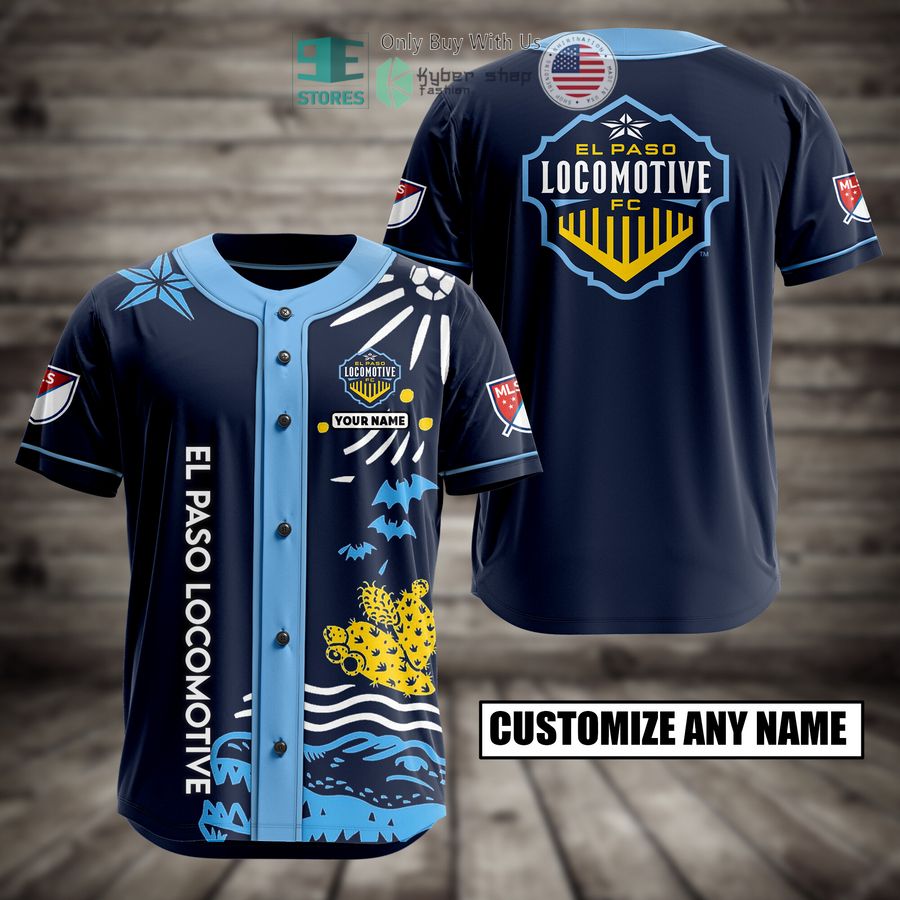 BEST Personalized El Paso Locomotive Custom Baseball Shirt