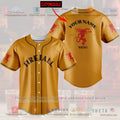 HOT Fireball Whisky Custom Name Baseball Jersey Shirt
