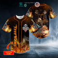 BEST Personalized Grim Reaper Ghost Racer Fire Skull Custom Baseball Jersey