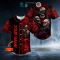 BEST Personalized Hear No Evil See No Evil Speak No Evil Rose Skull Custom Baseball Shirt