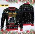 Personalized I’m Your Father D. Vader Knitted Sweater Ugly Christmas Sweater