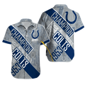 Personalized Indianapolis Colts Sunset Victory Hawaiian Shirt