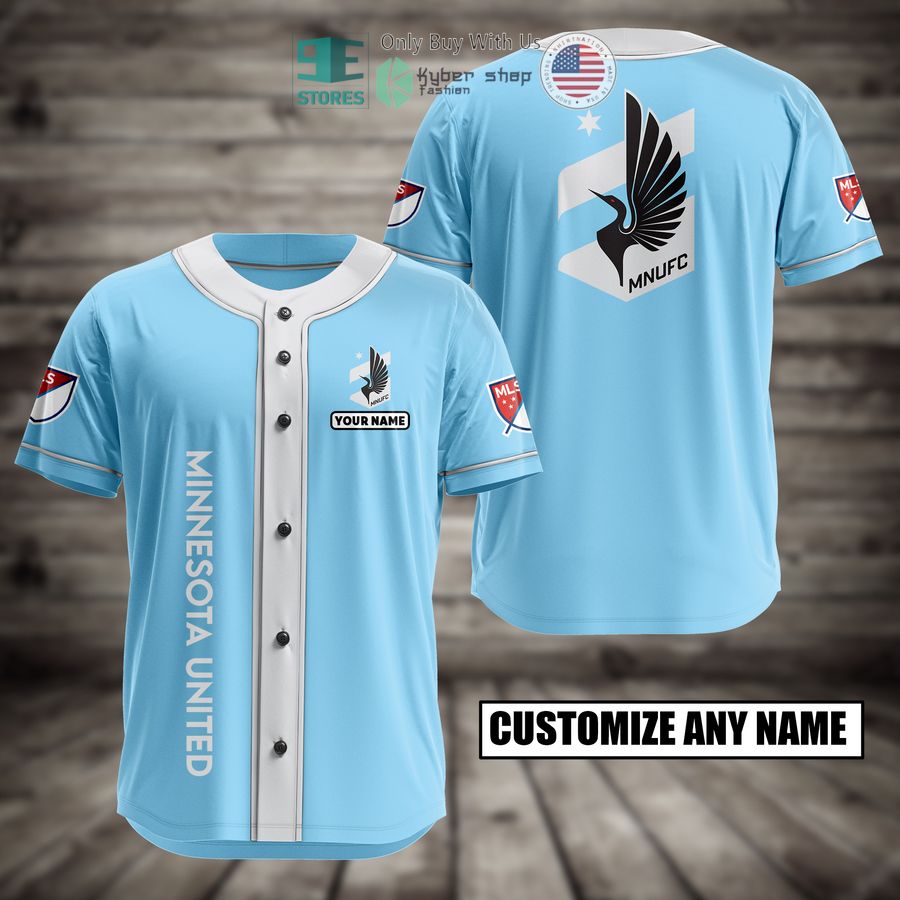 BEST Personalized Minnesota United Custom Baseball Shirt