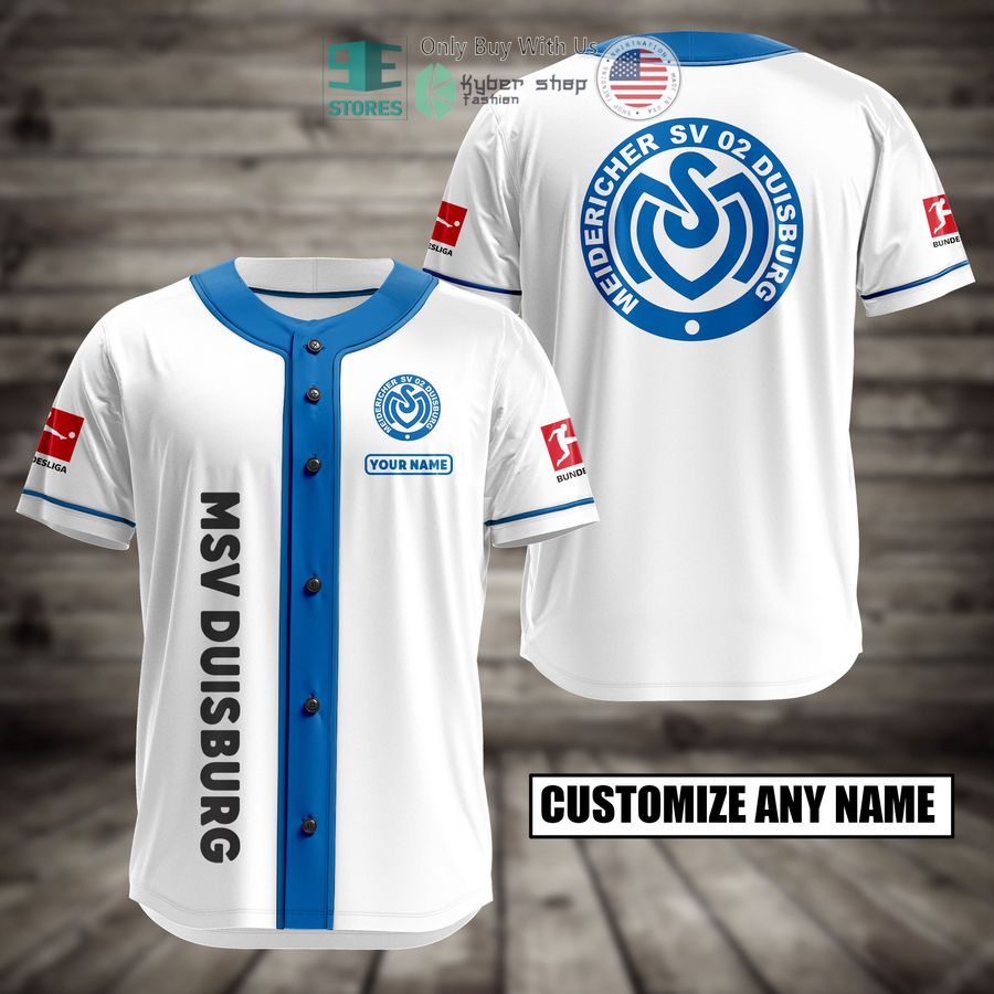 BEST Personalized MSV Duisburg Custom Baseball Shirt