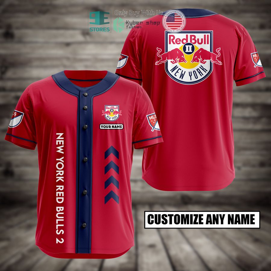 BEST Personalized New York Red Bulls 2 Custom Baseball Shirt
