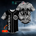 BEST Personalized Norse Myth Viking Dragons Tattoo Custom Baseball Shirt