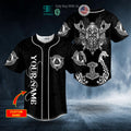BEST Personalized Odin King Viking White Tattoo Custom Baseball Jersey