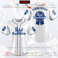 HOT Pabst Blue Ribbon Custom Name Baseball Jersey Shirt