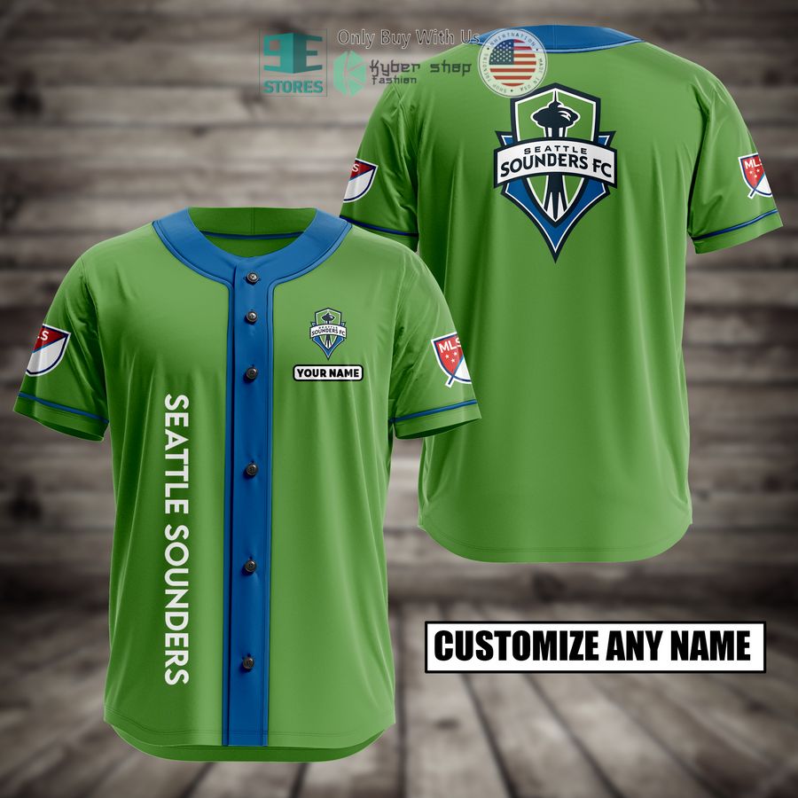BEST Personalized Seattle Sounders Custom Baseball Shirt