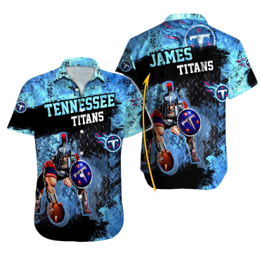 Personalized Tennessee Titans Battle Armor Hawaiian Shirt