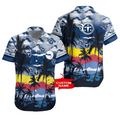 Personalized Tennessee Titans Sunset Paradise Hawaiian Shirt