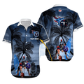 Personalized Tennessee Titans Tiki Warrior Hawaiian Shirt