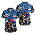 Personalized Tennessee Titans Warrior Sunrise Hawaiian Shirt