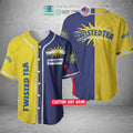 BEST Personalized Twisted Tea yellow blue Custom Baseball Jersey