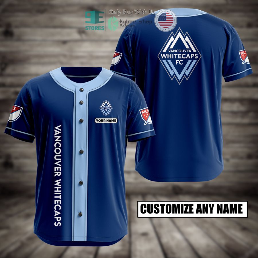BEST Personalized Vancouver Whitecaps Custom Baseball Shirt