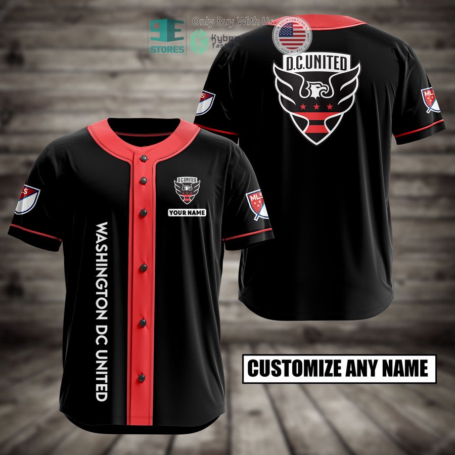 BEST Personalized Washington DC United Custom Baseball Shirt
