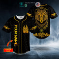 BEST Personalized Yellow Bear Viking Tattoo Custom Baseball Shirt