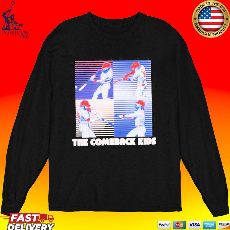 Philadelphia Baseball The Comeback Kids T-shirt