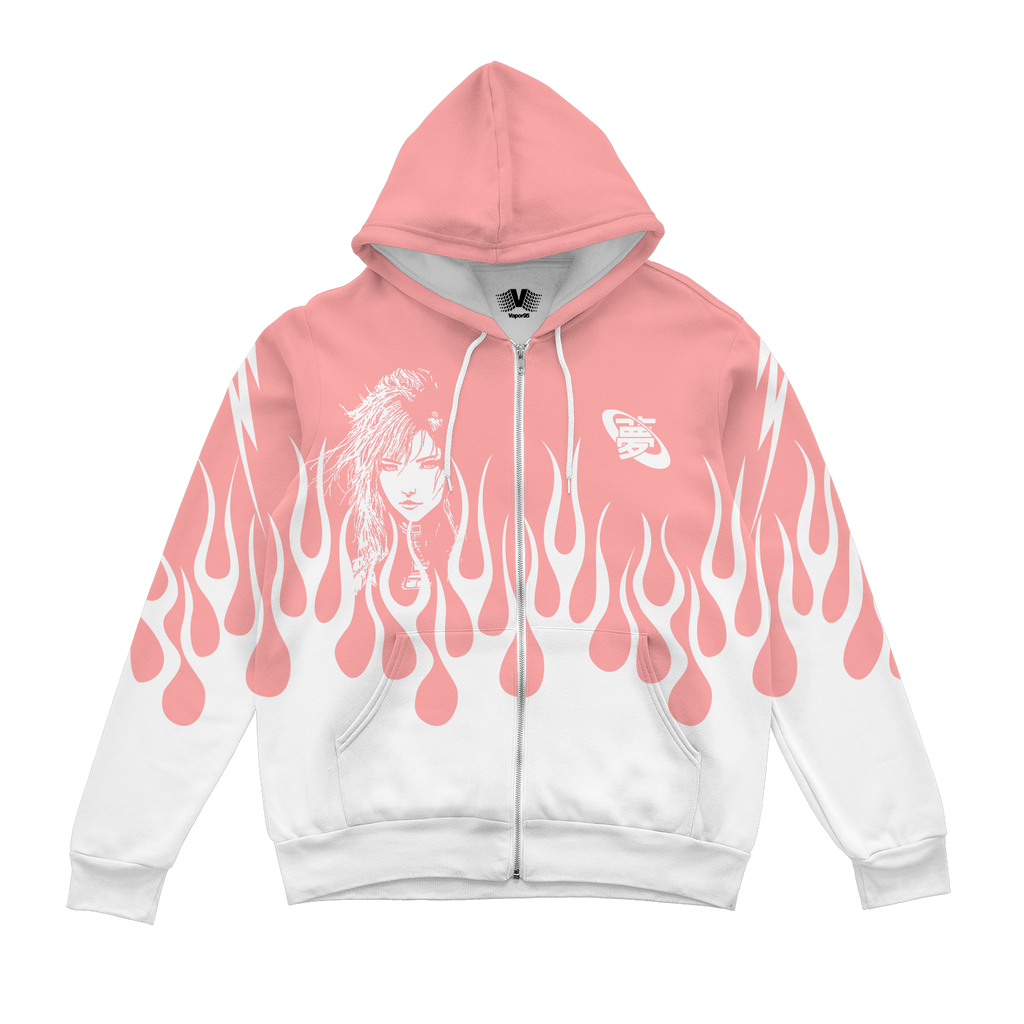 Phoenix Mode Zip Up Hoodie