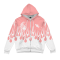 Phoenix Mode Zip Up Hoodie