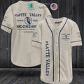 BEST Platte Valley Moonshine grey Baseball Jersey