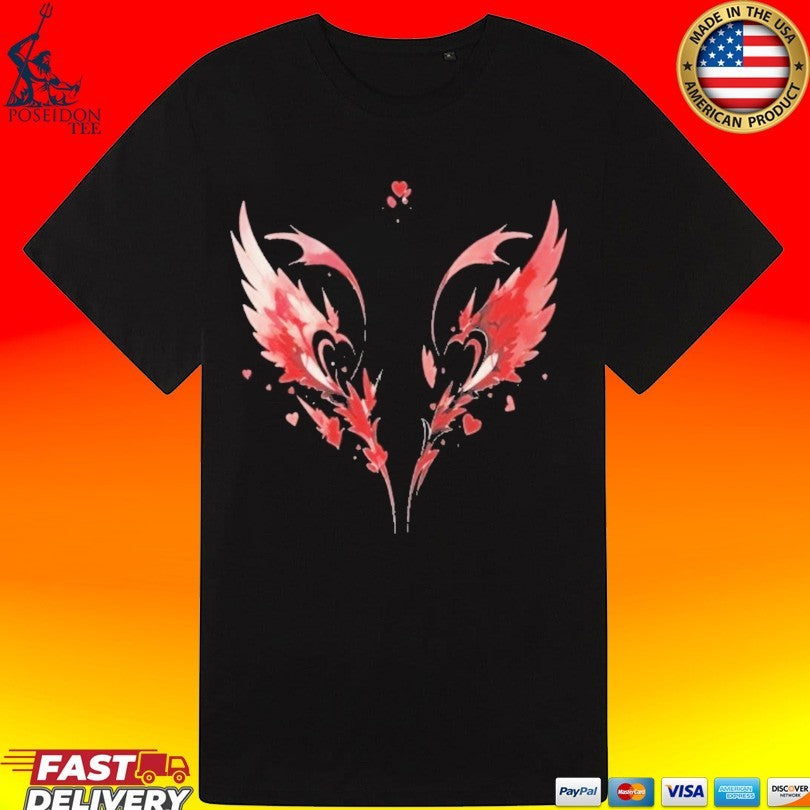Polendo Design The Heart Learns To Fly T-shirt