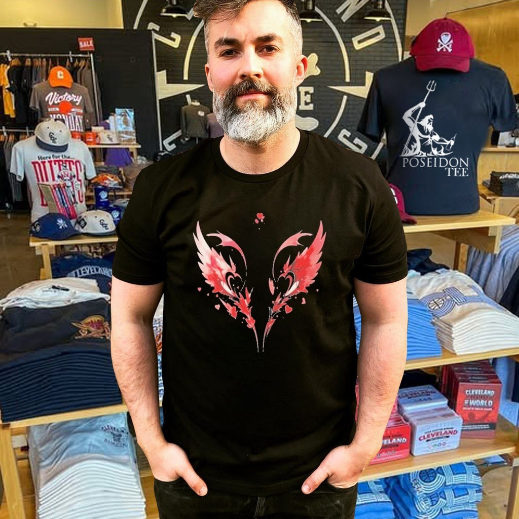 Polendo Design The Heart Learns To Fly T-shirt