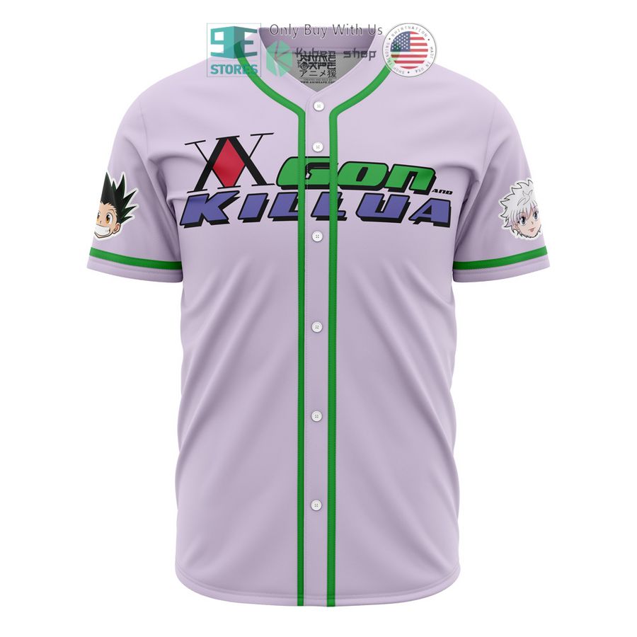 BEST Power Duo Gon & Killua Hunter X Hunter Baseball Jersey