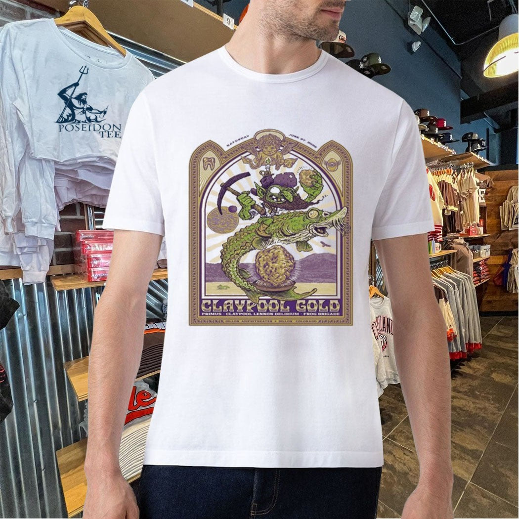 Primus Claypool Gold Tour Dillon Co June 27 2026 T-shirt
