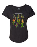 Women's Psychedelica Botanica Scoop Neck T-Shirt