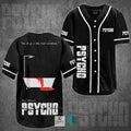 Psycho Horror Movie Baseball Jersey