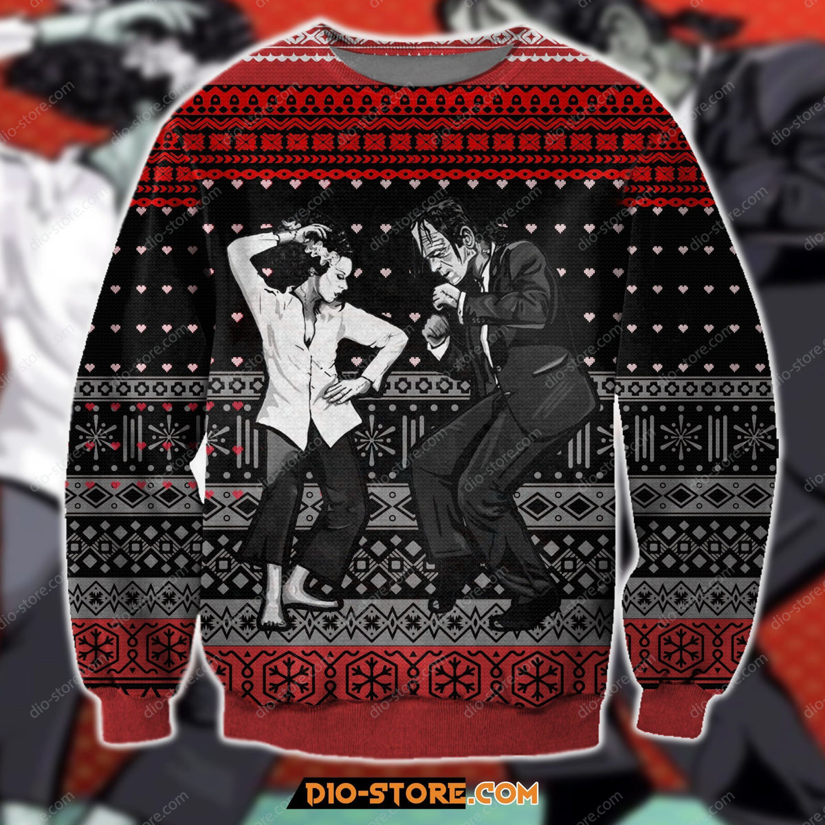 Pulp Frankenstein 3D Print Ugly Christmas Sweater