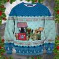 Queue for BobaTea Knitted Ugly Christmas Sweater