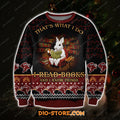 Rabbit That’S What I Do 3D Print Ugly Christmas Sweater